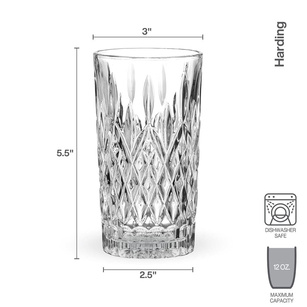 Harding Set of 4 Collins Tumbler Glasses - Image 4