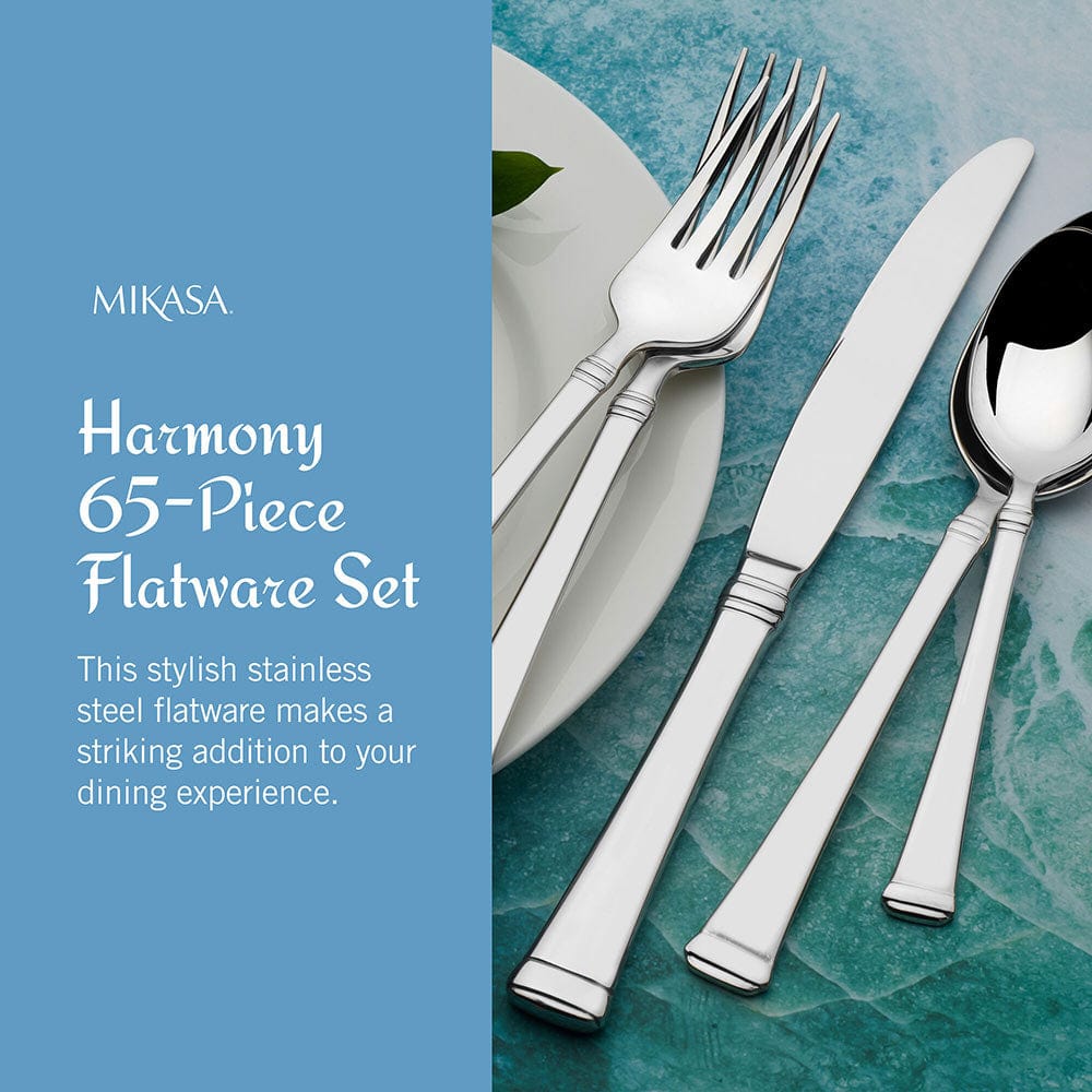 Harmony 65 Piece Flatware Set. Service for 12 - Image 6