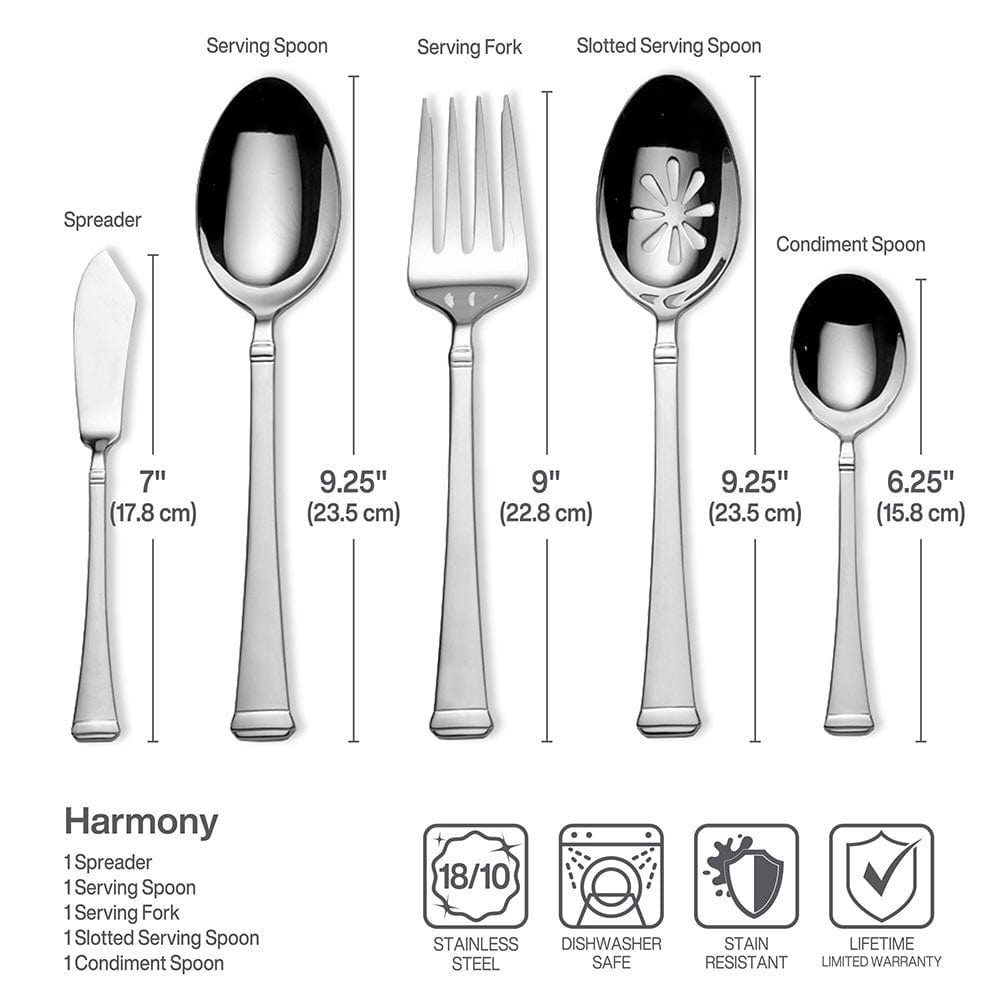 Harmony 65 Piece Flatware Set. Service for 12 - Image 10
