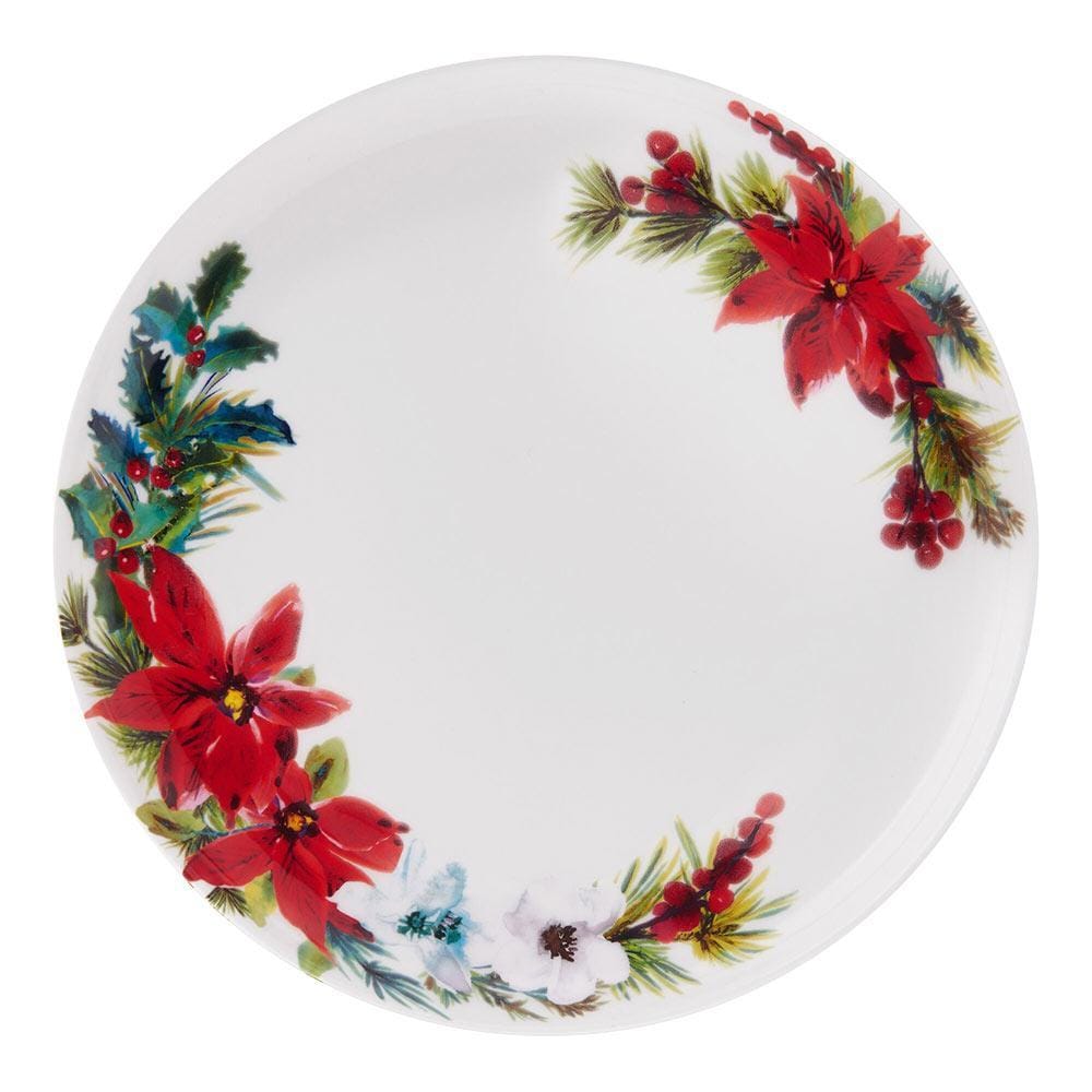 Hope Joy Poinsettia 16 Piece Dinnerware Set. Service for 4 - Image 5