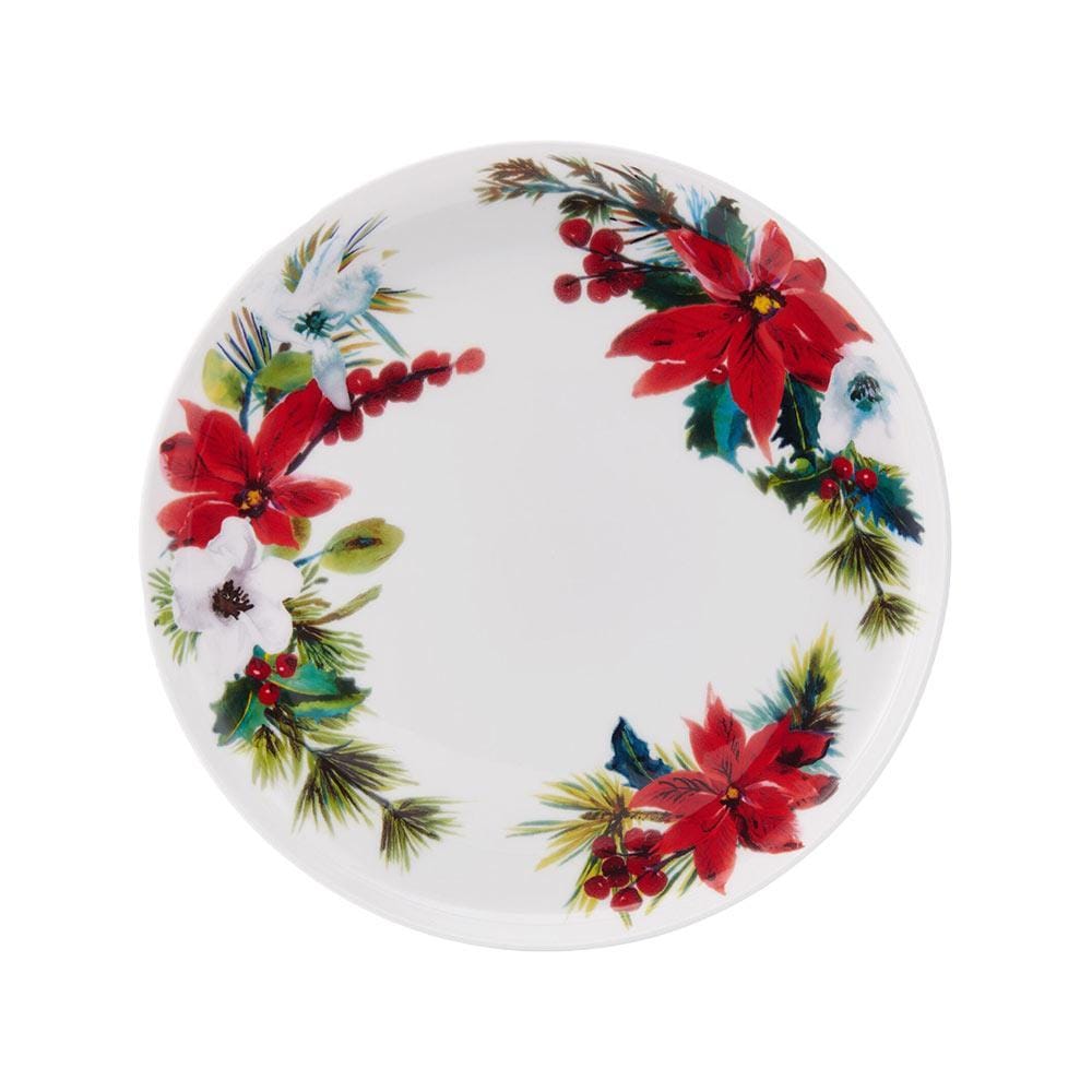 Hope Joy Poinsettia 16 Piece Dinnerware Set. Service for 4 - Image 6