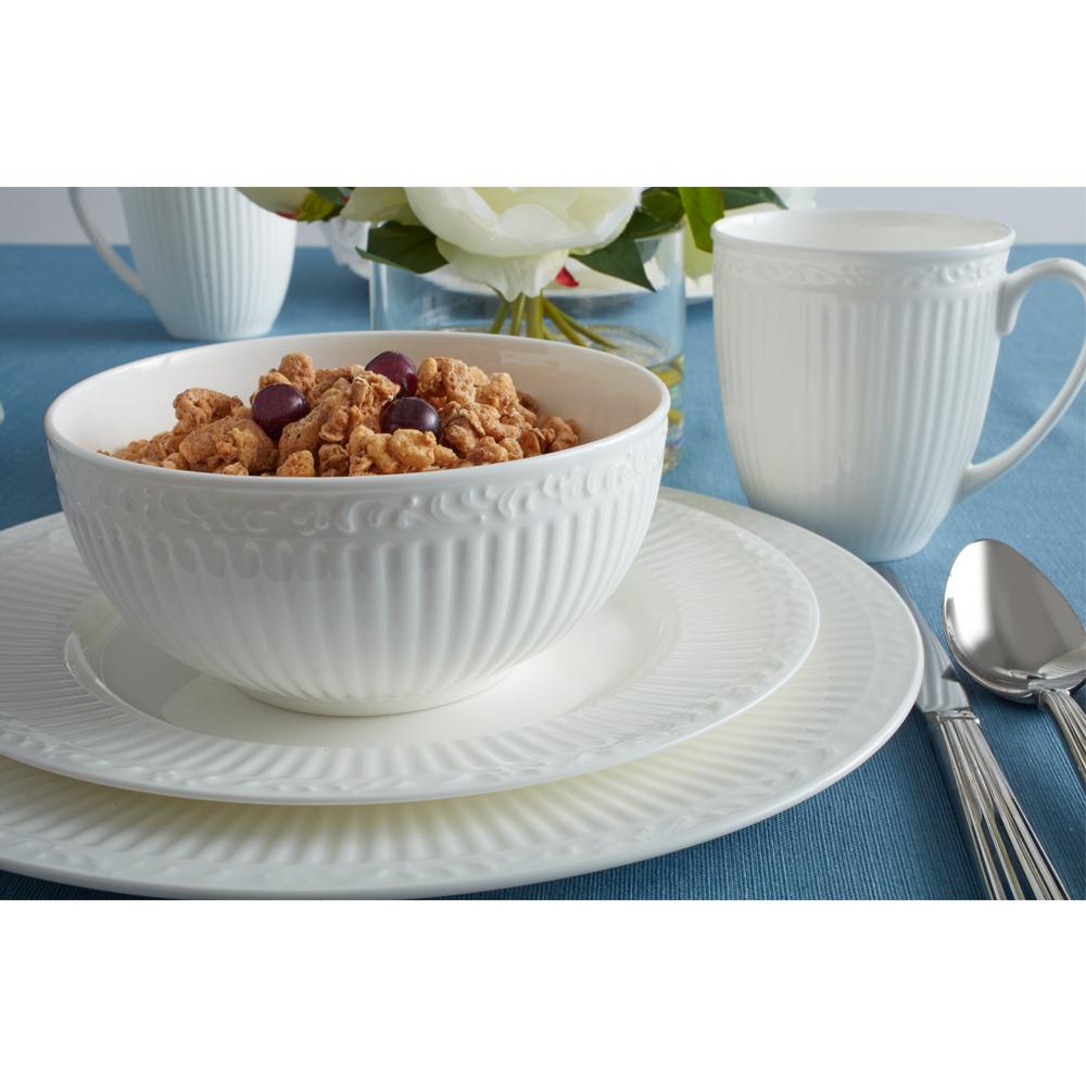 Countryside White Bone China Dinnerware Set - Image 9