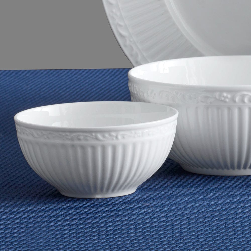 Countryside White Bone China Fruit Bowl - Image 2