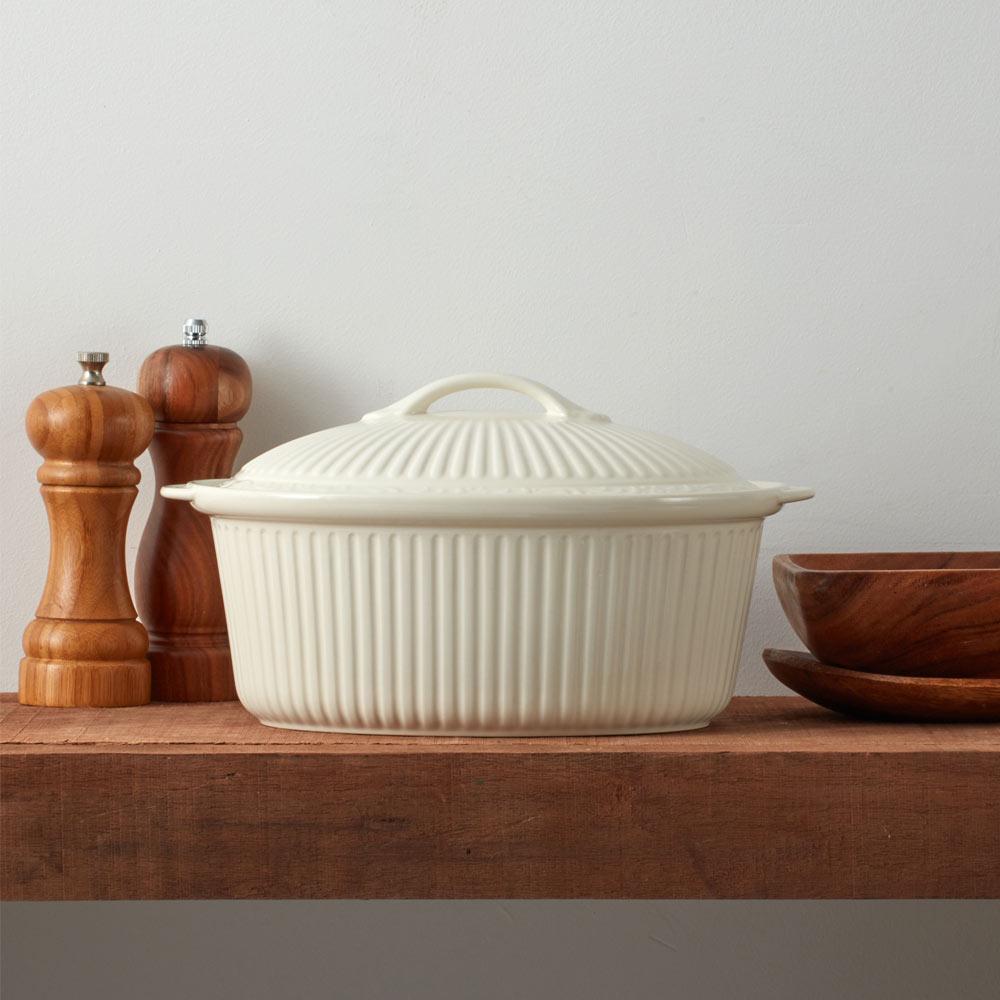 Italian Countryside? Oval Covered Casserole - Image 2