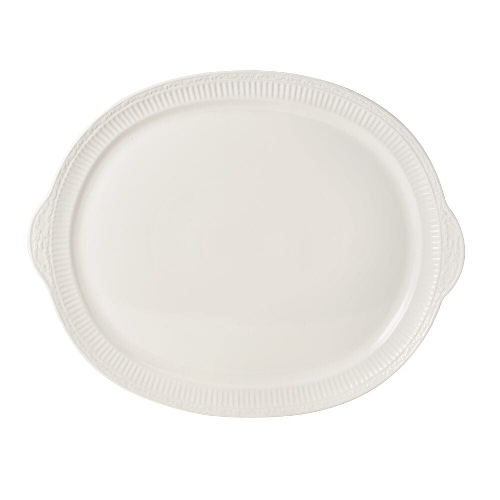 Italian Countryside? Oval Platter with Handles