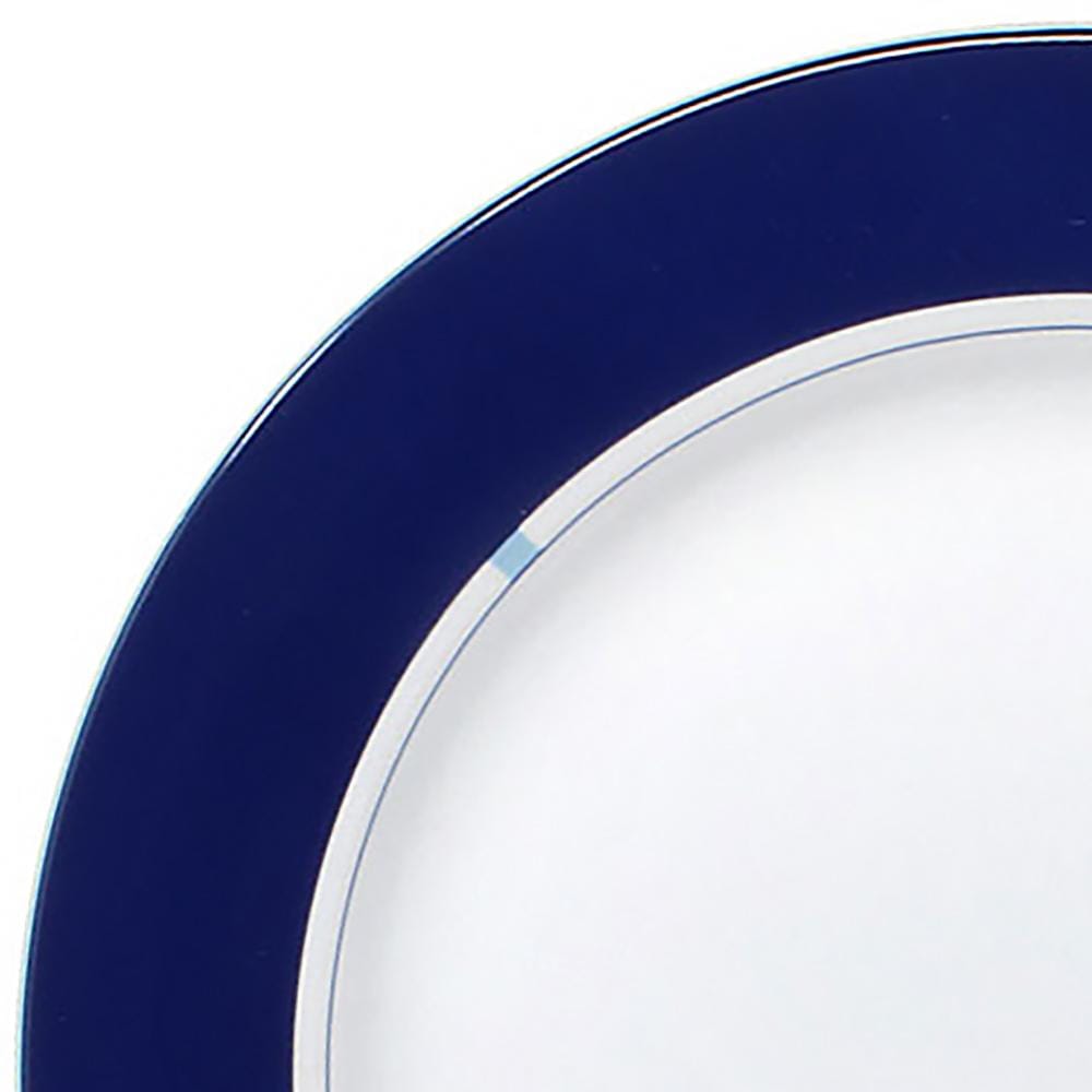 Jet Set Blue Accent Dinner Plate - Image 2
