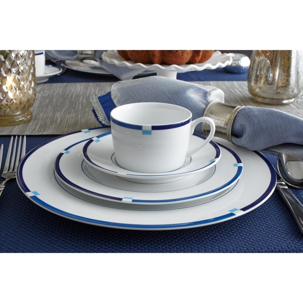 Jet Set Blue Dinnerware Set - Image 2