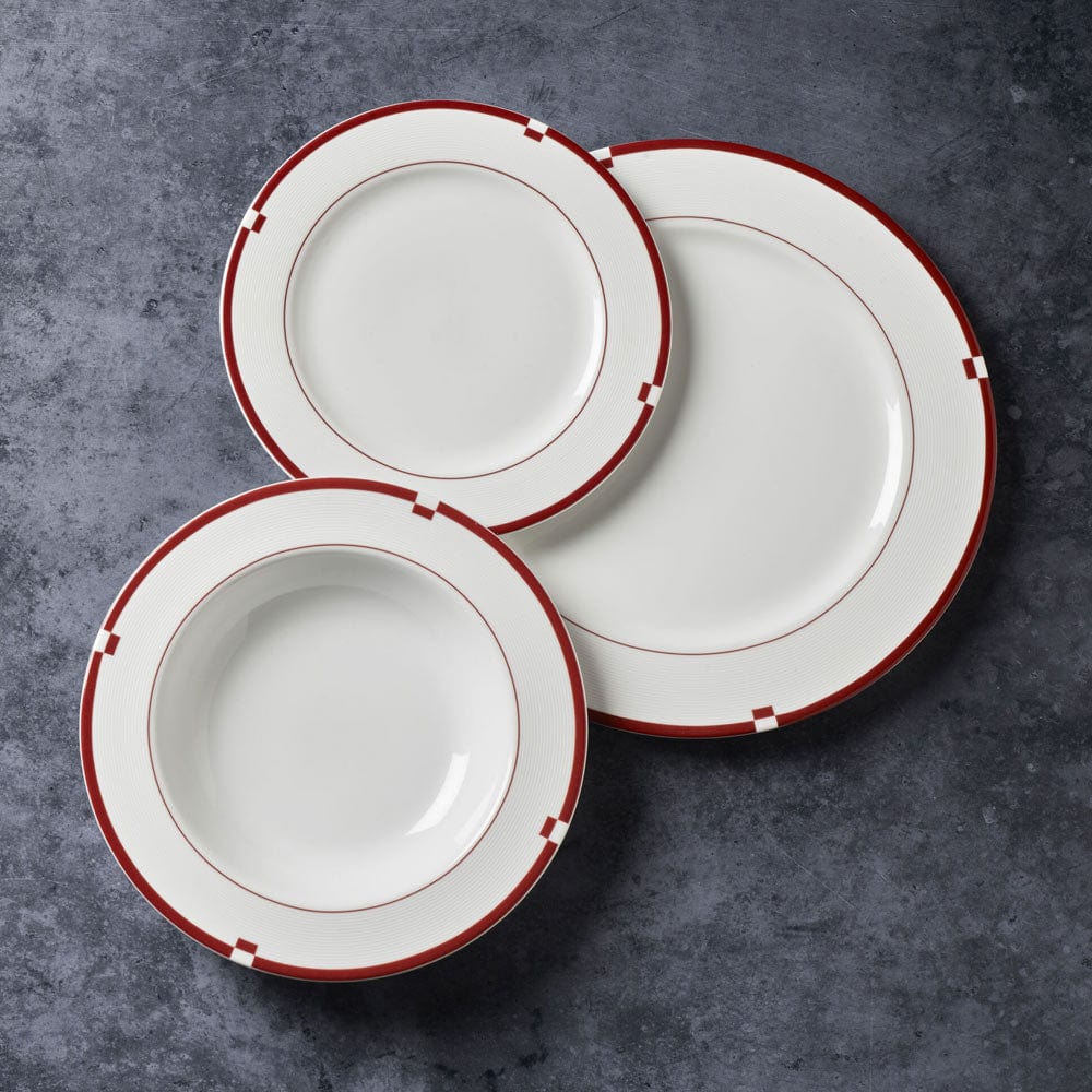 Jet Set Red Set of 4 Salad Plates - Image 2