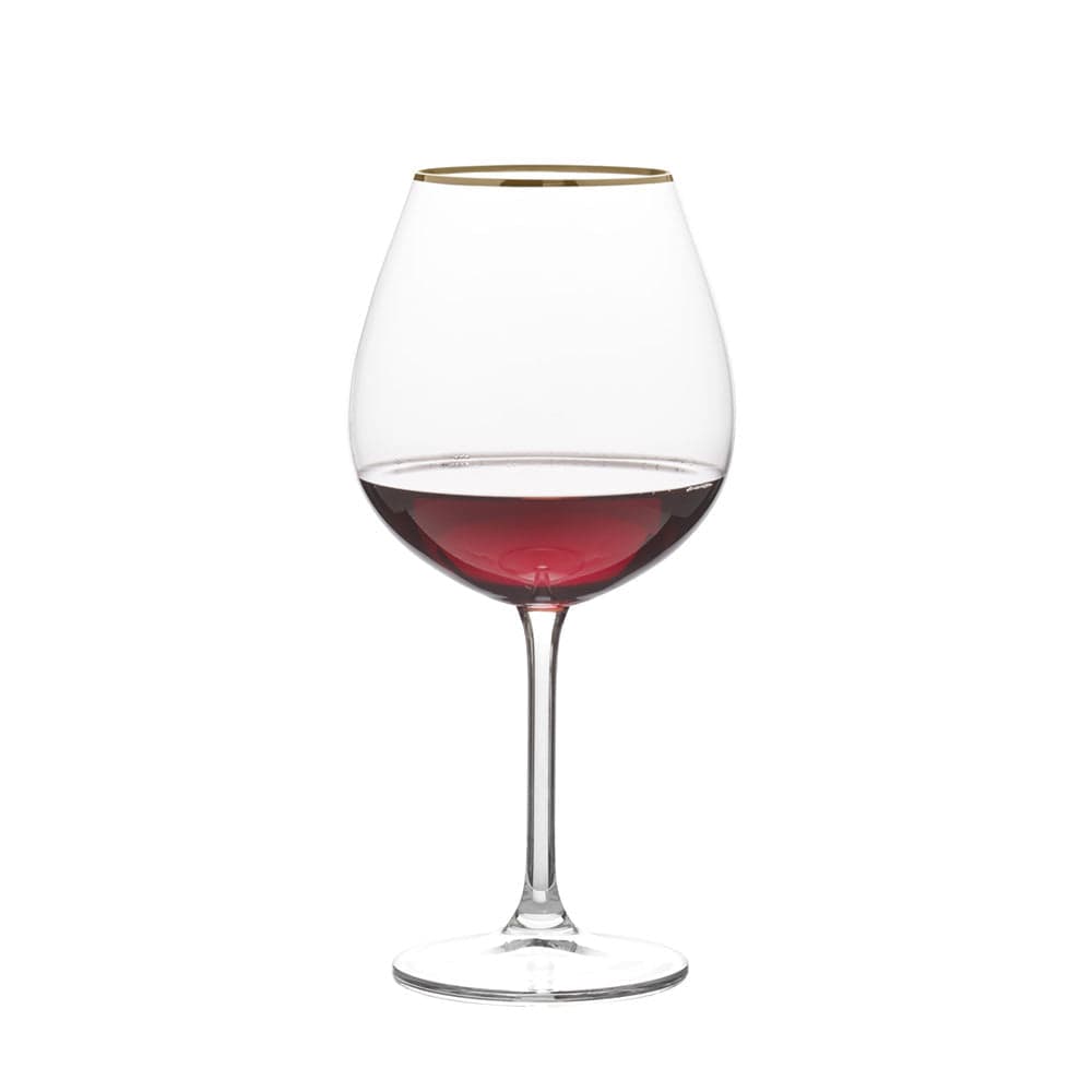 Julie Gold Set of 4 Red Wine Glasses - Image 3