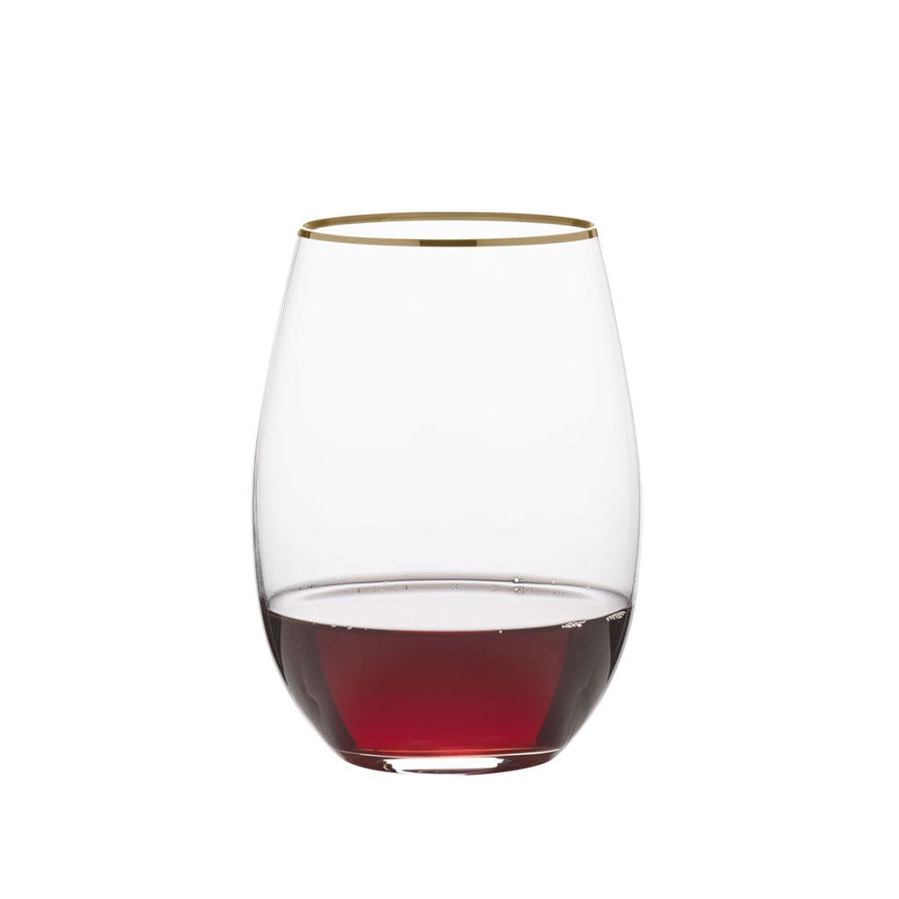 Julie Gold Set of 4 Stemless Wine Glasses - Image 3