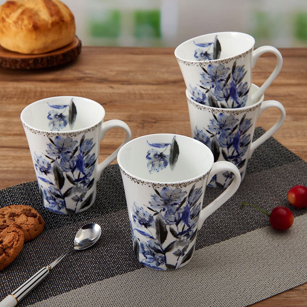 Kaia Platinum Set of 4 Mugs - Image 2