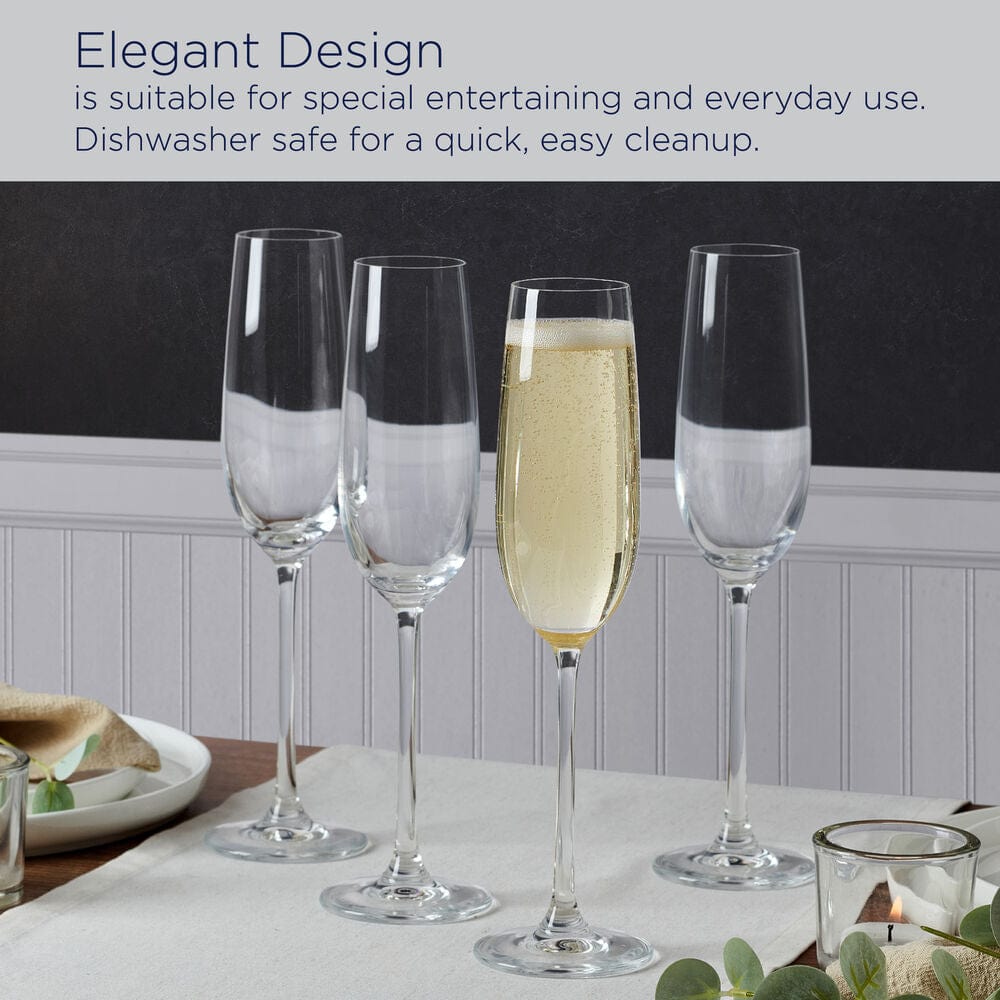 Lana Set of 4 Champagne Flute Glasses - Image 5