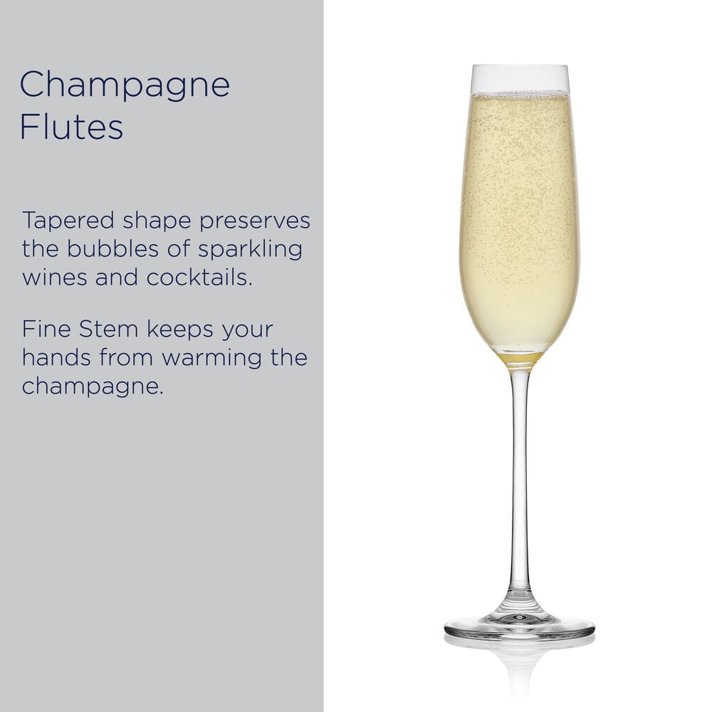Lana Set of 4 Champagne Flute Glasses - Image 6