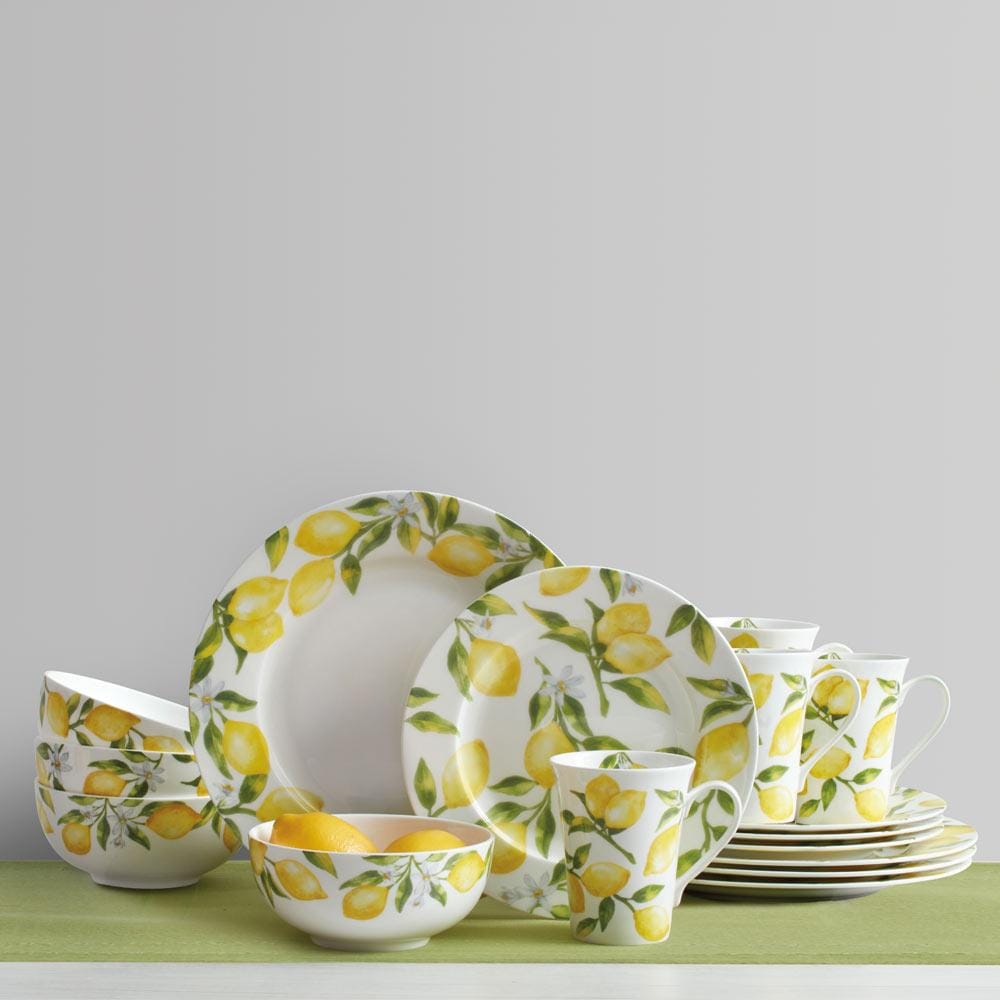 Lemons 16 Piece Dinnerware Set. Service for 4 - Image 2