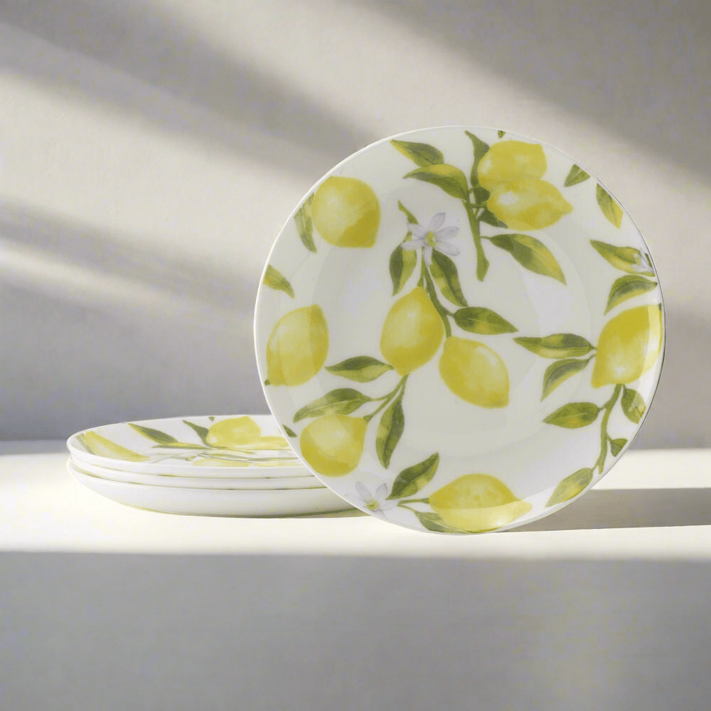 Lemons Set of 4 Appetizer Plates - Image 2