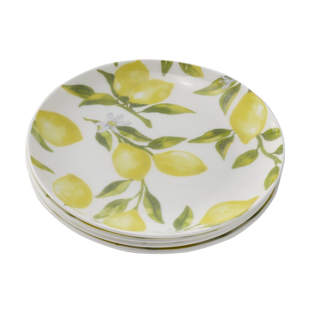 Lemons Set of 4 Appetizer Plates - Image 4