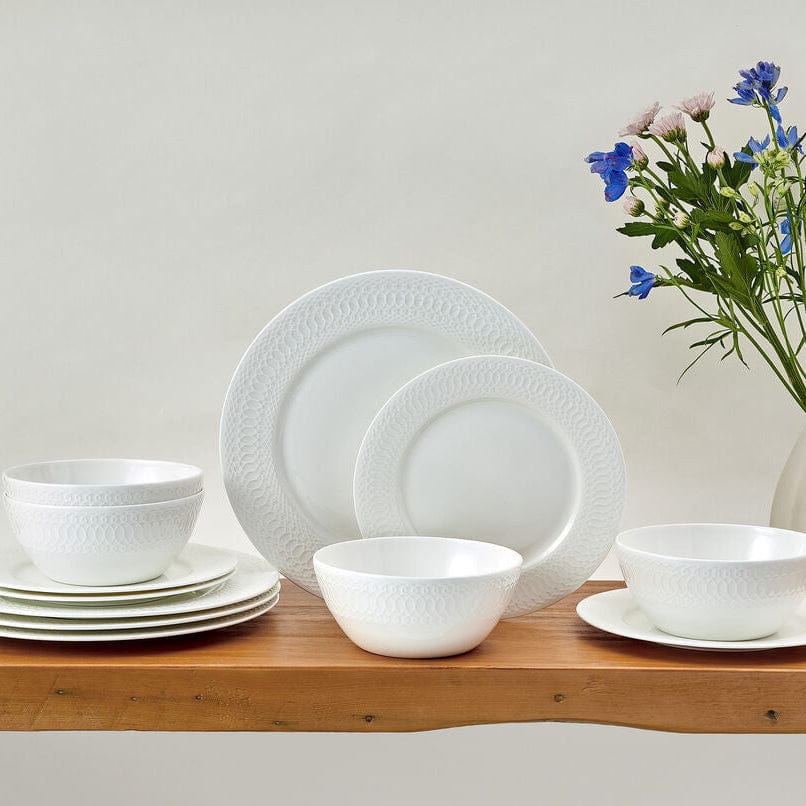 Levi 12 Piece Dinnerware Set. Service For 4 - Image 3