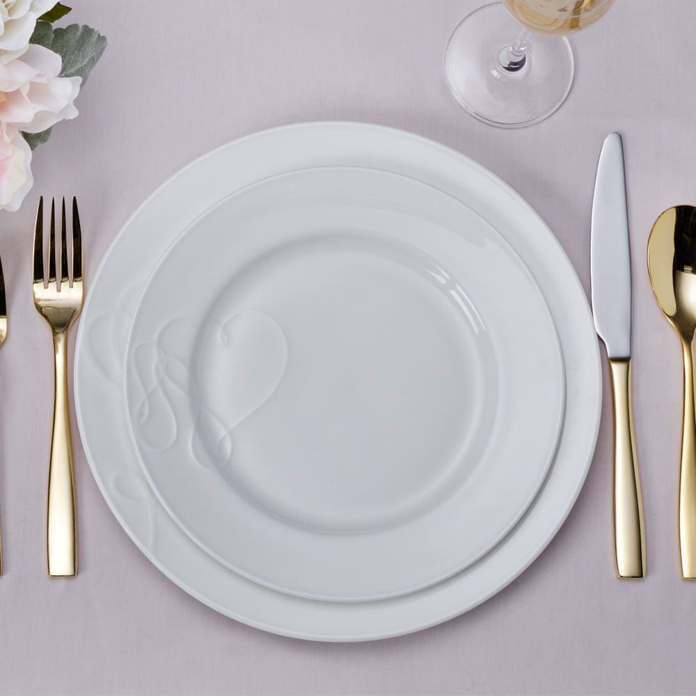 Love Story White 18 Piece Dinnerware Set. Service for 6 - Image 2
