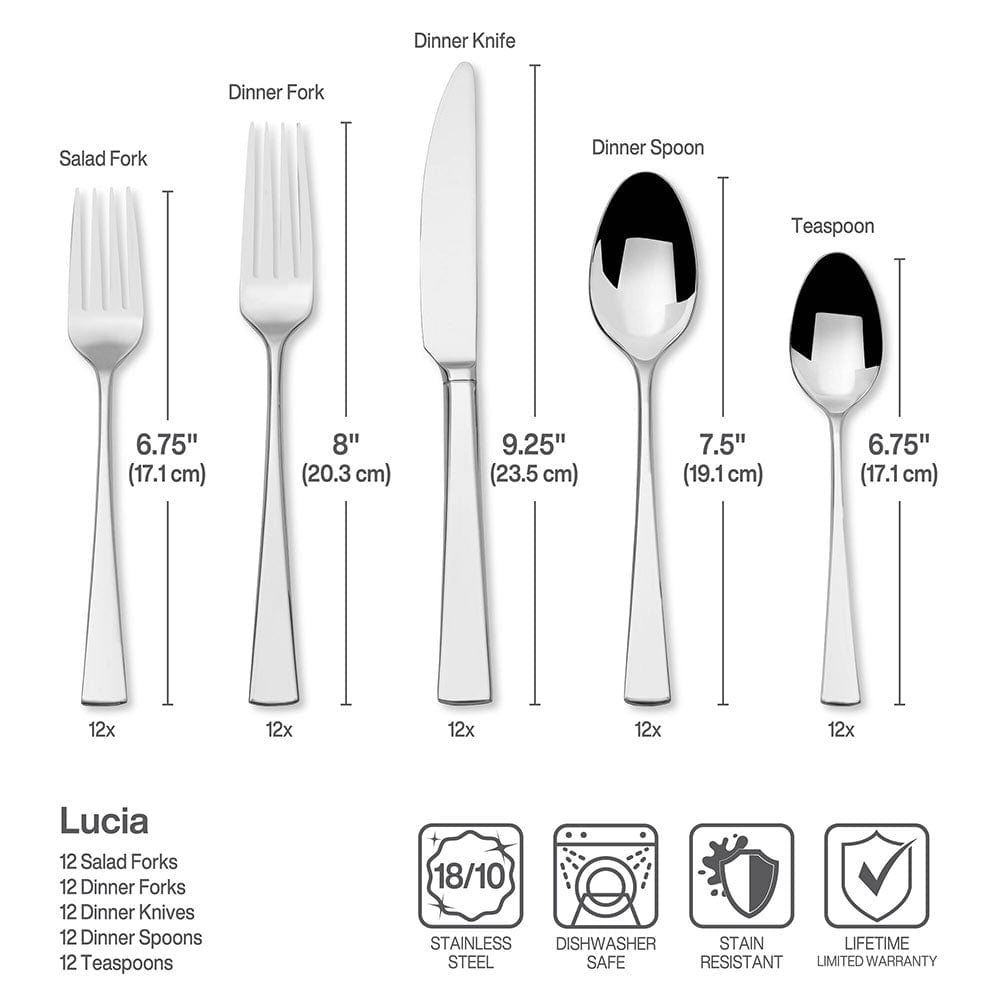 Lucia 20 Piece Flatware Set. Service for 4 - Image 5