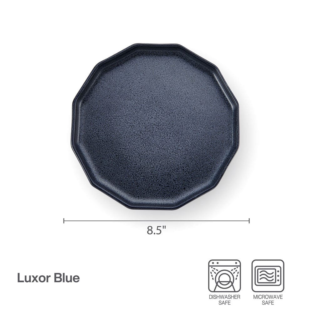 Luxor Blue Set of 4 Salad Plates - Image 4