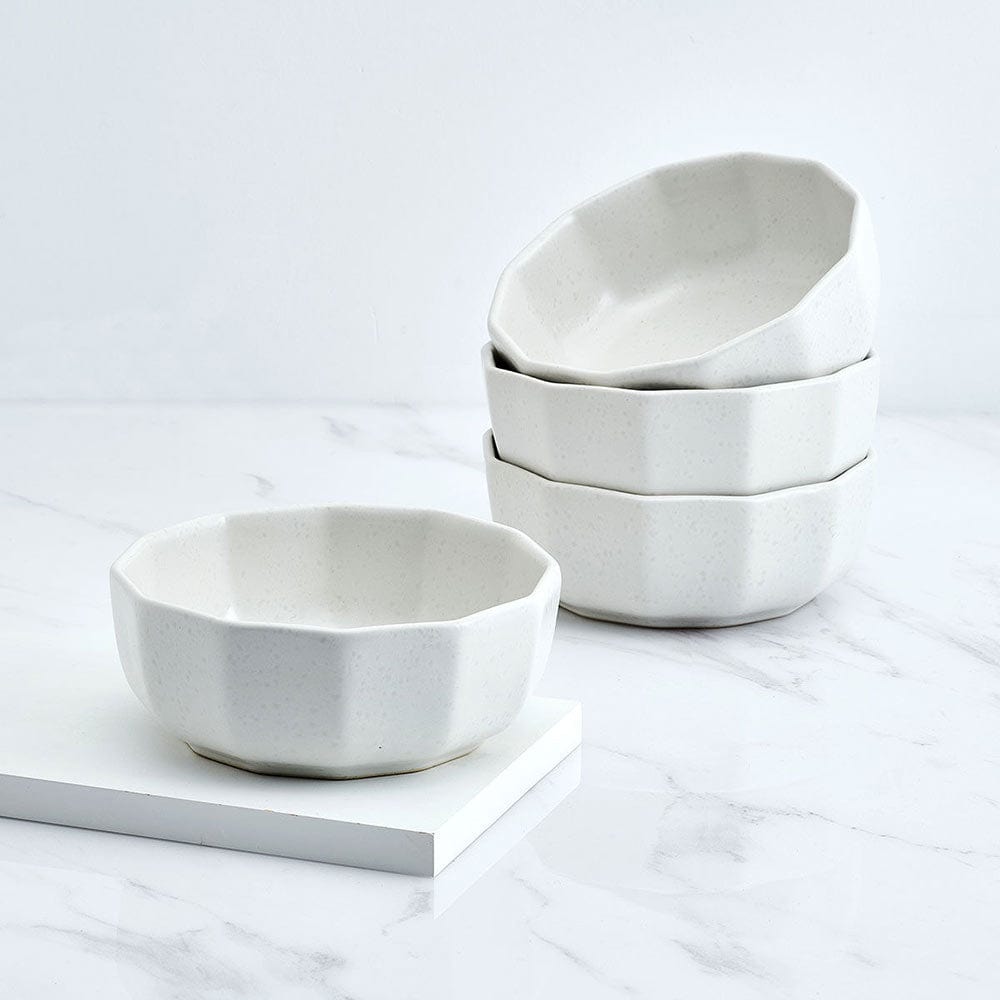 Luxor White Set of 4 Soup Cereal Bowls - Image 2