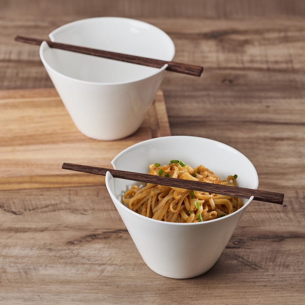 Delray Set of 2 Large Noodle Bowls With Chopsticks - Image 2