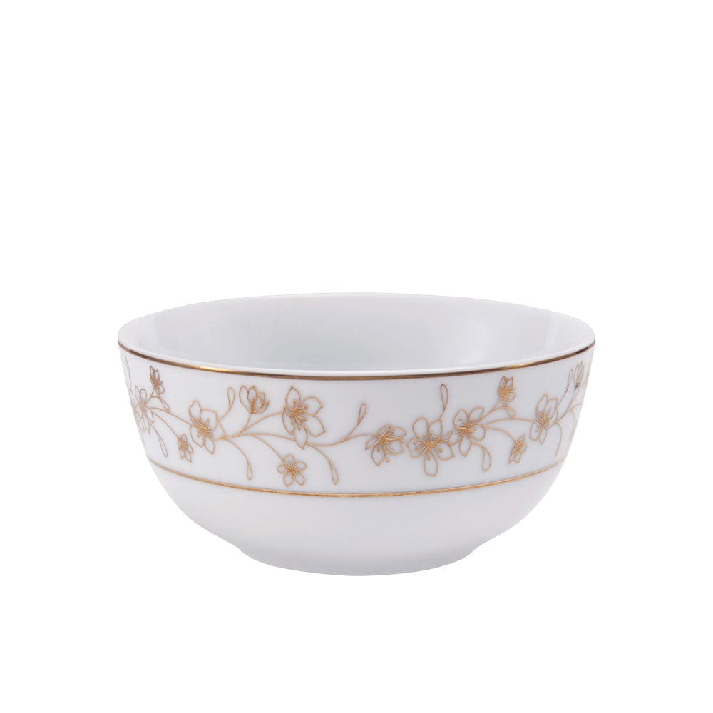Metallic Floral Gold 32 Piece Dinnerware Set. Service for 8 - Image 7