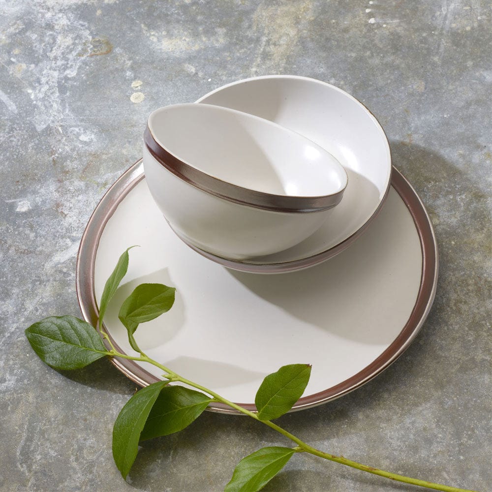 Miller White 12 Piece Dinnerware Set. Service for 4 - Image 2
