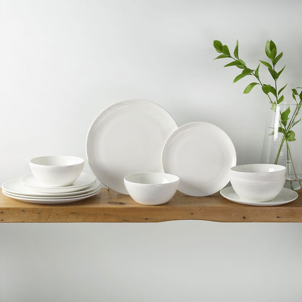 Mirabel Vegan Bone? 12 Piece Dinnerware Set. Service for 4 - Image 3
