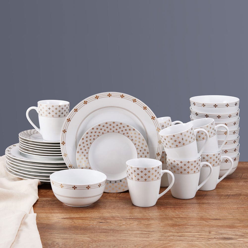 Modern Petals 32 Piece Dinnerware Set. Service for 8 - Image 3