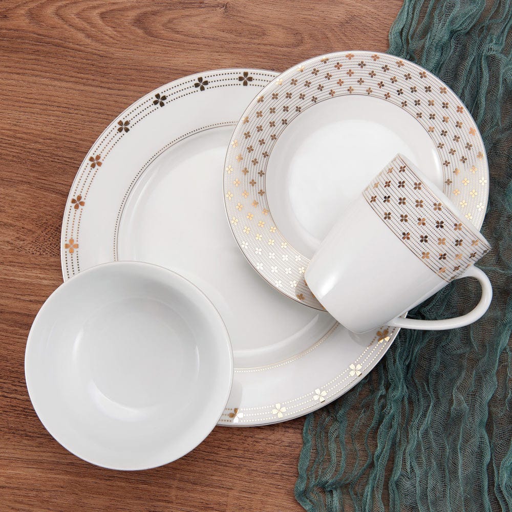 Modern Petals 32 Piece Dinnerware Set. Service for 8 - Image 2