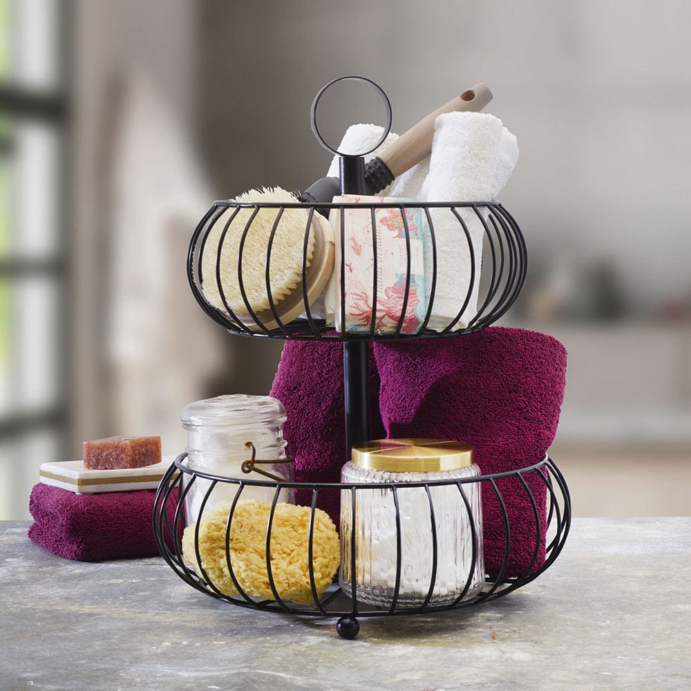 Monroe 2 Tier Fruit Storage Basket - Image 2