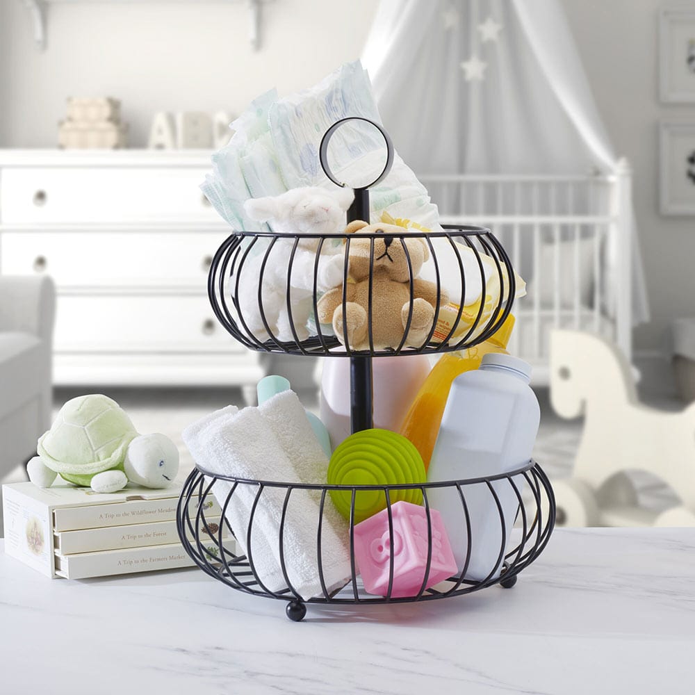 Monroe 2 Tier Fruit Storage Basket - Image 3