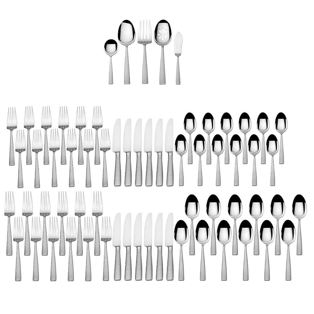 Oliver Mirror 65 Piece Flatware Set. Service for 12 - Image 3