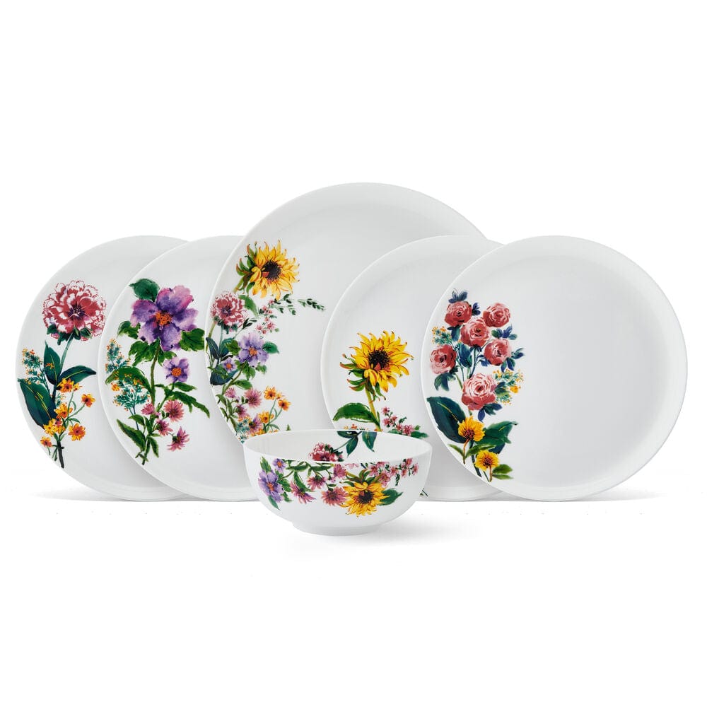 Garden of Petals 12 Piece Dinnerware Set. Service for 4 - Image 10