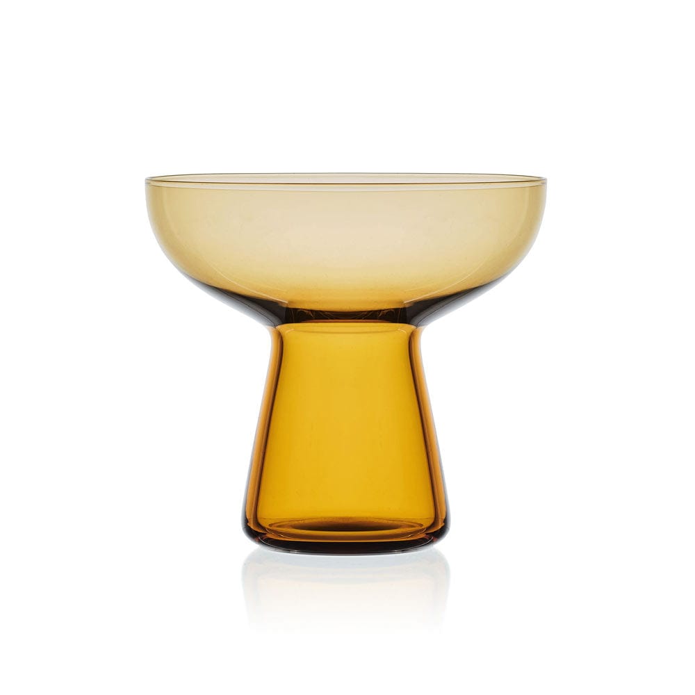 Phoebe Amber Set of 4 Margarita Cocktail Glasses - Image 3