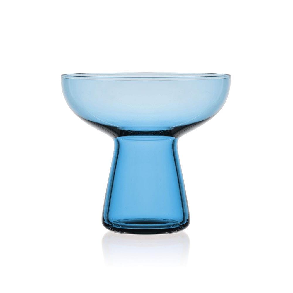 Phoebe Blue Set of 4 Margarita Cocktail Glasses - Image 3