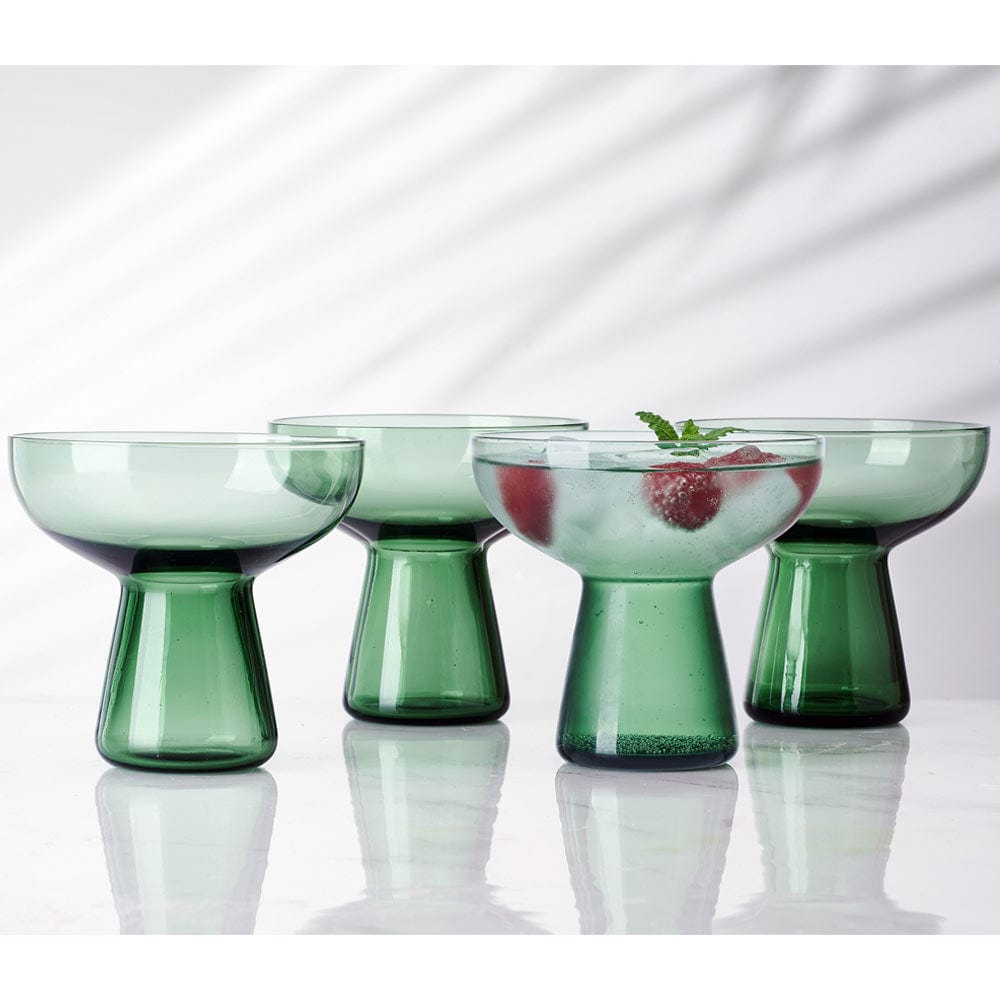 Phoebe Sage Set of 4 Margarita Cocktail Glasses - Image 2