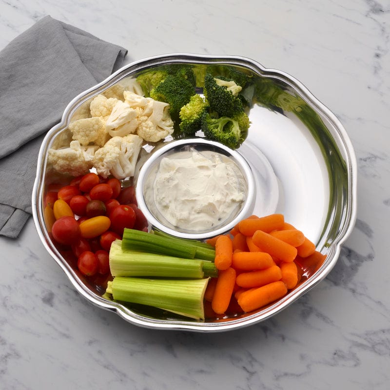 Queen Anne Round Chip and Dip - Image 2