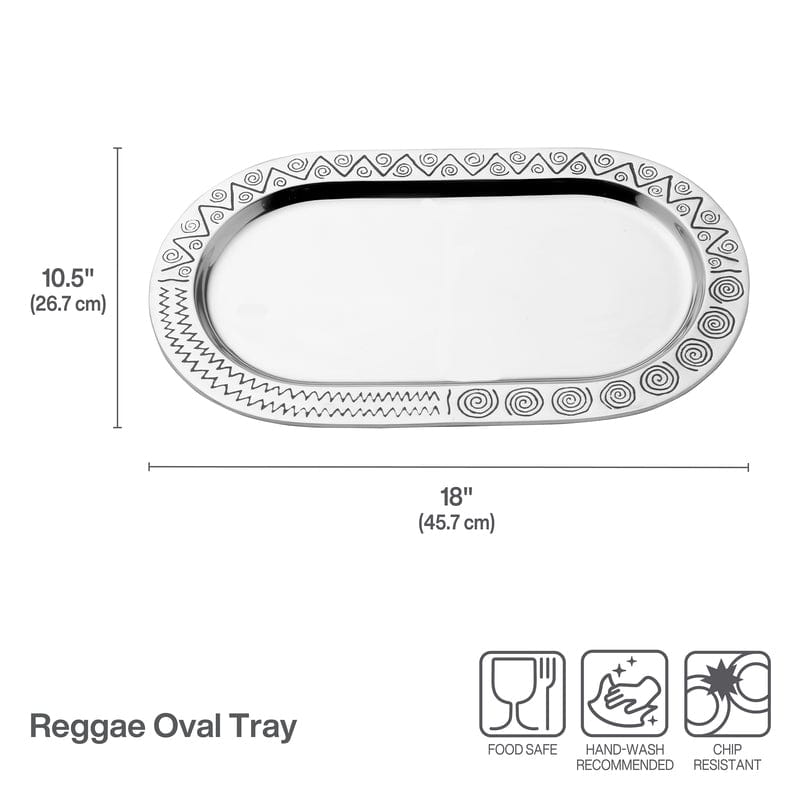 Reggae Large Oval Tray - Image 3