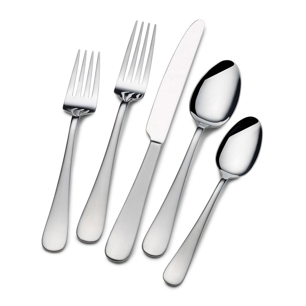Satin Symmetry 20 Piece Flatware Set. Service for 4