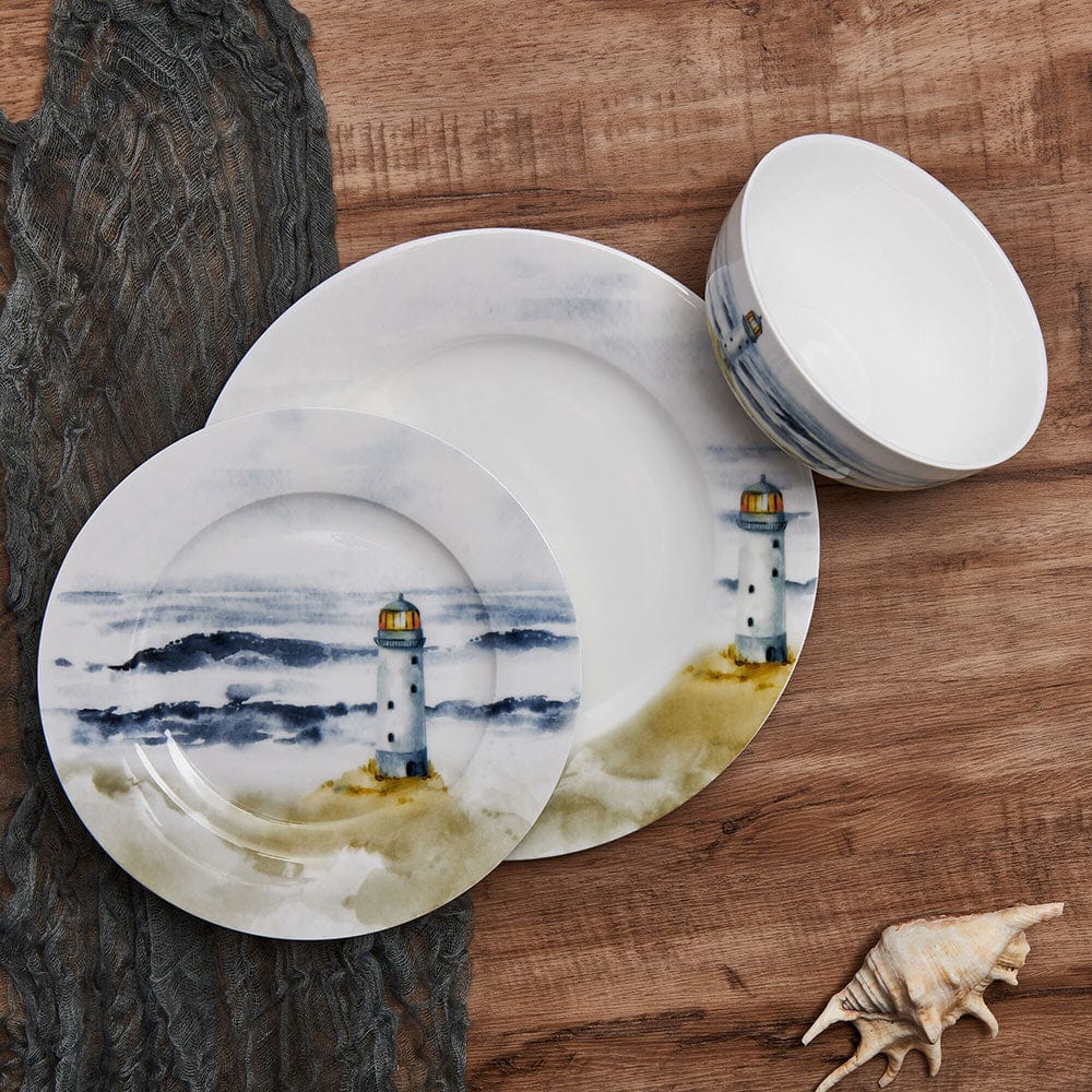 Seaside 12 Piece Dinnerware Set. Service for 4 - Image 3