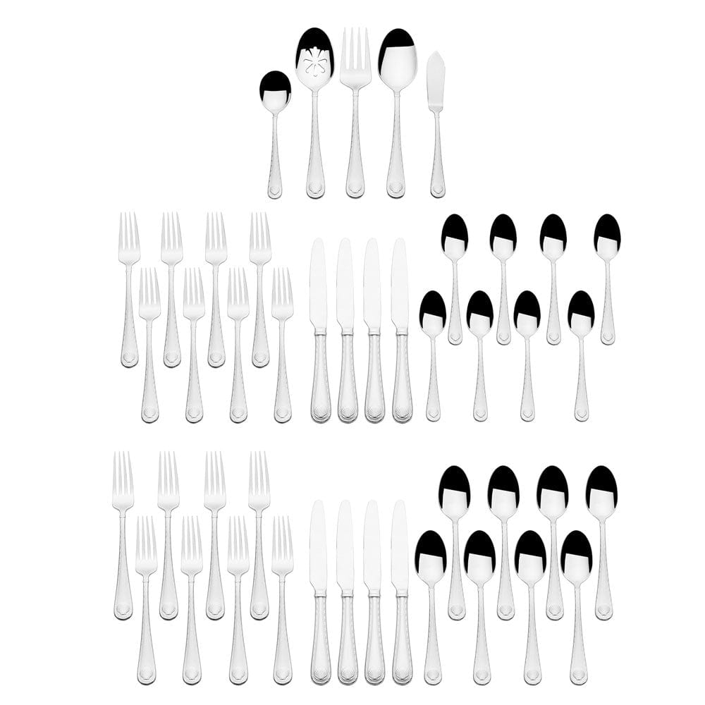 Shell 45 Piece Flatware Set. Service for 8 - Image 6