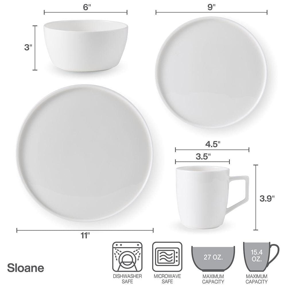 Sloane 16 Piece Dinnerware Set. Service for 4 - Image 10