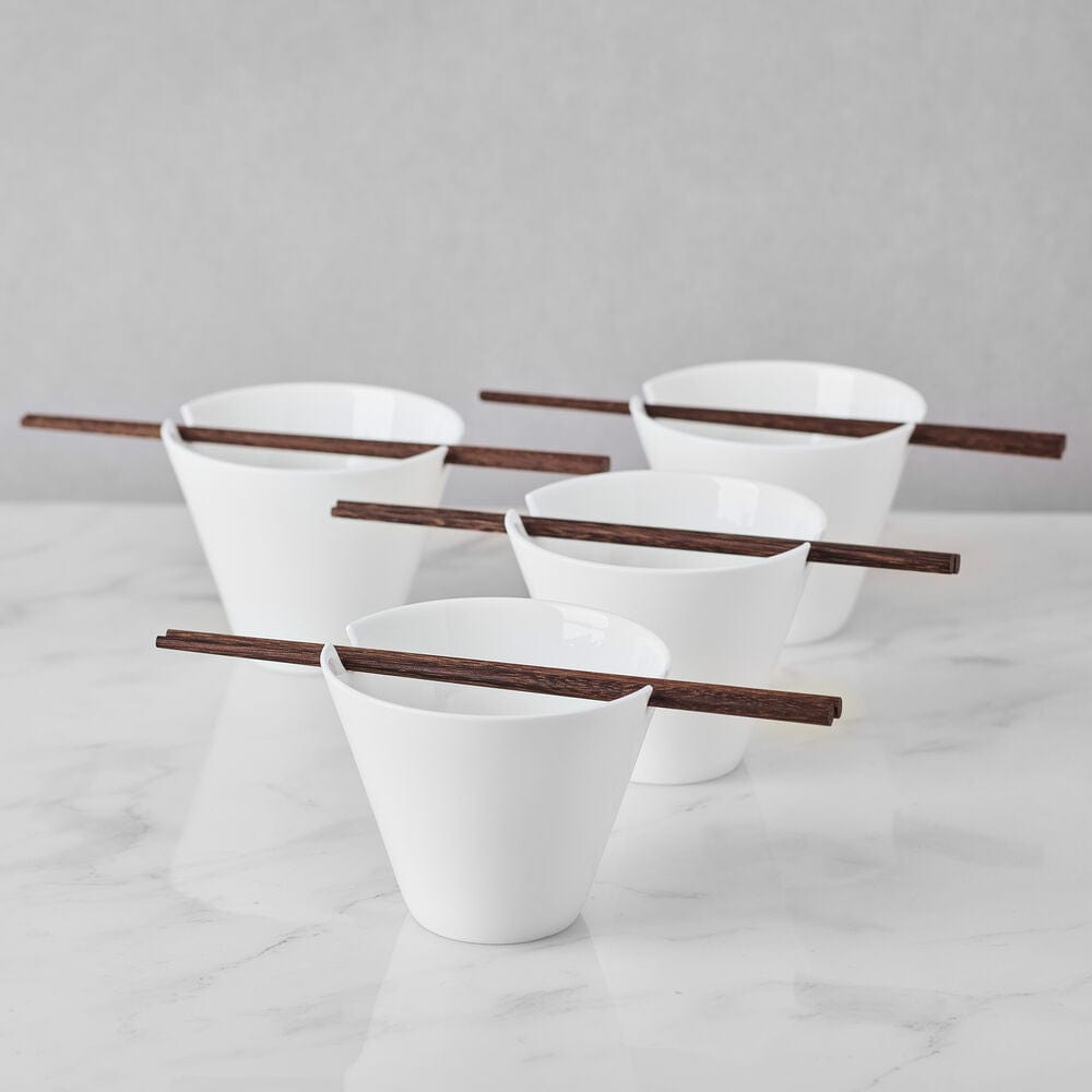 Delray Set of 4 Small Noodle Bowl With Chopsticks - Image 2