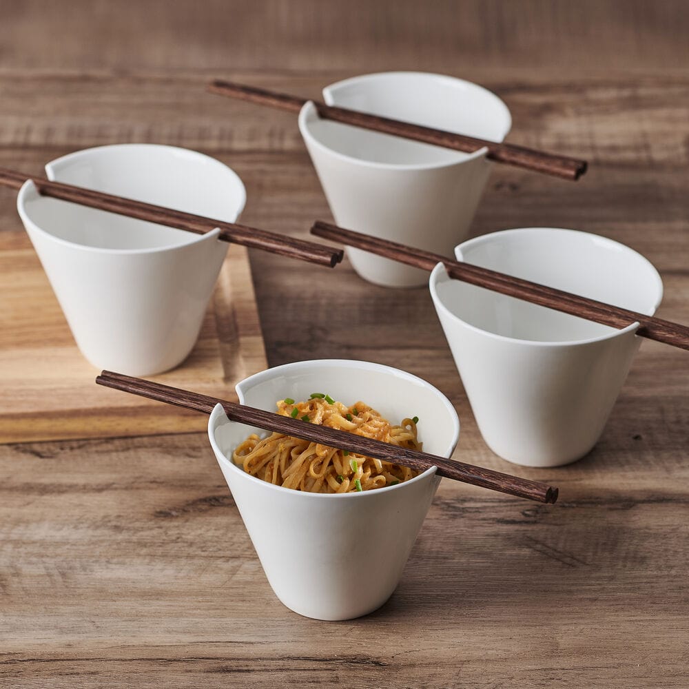 Delray Set of 4 Small Noodle Bowl With Chopsticks - Image 6