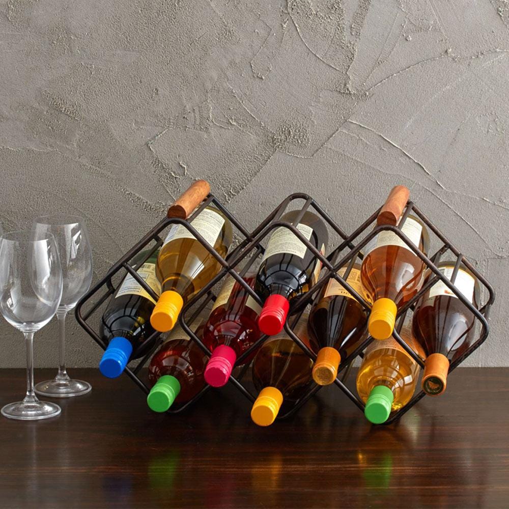 Stackable 12 Bottle Wine Rack - Image 2
