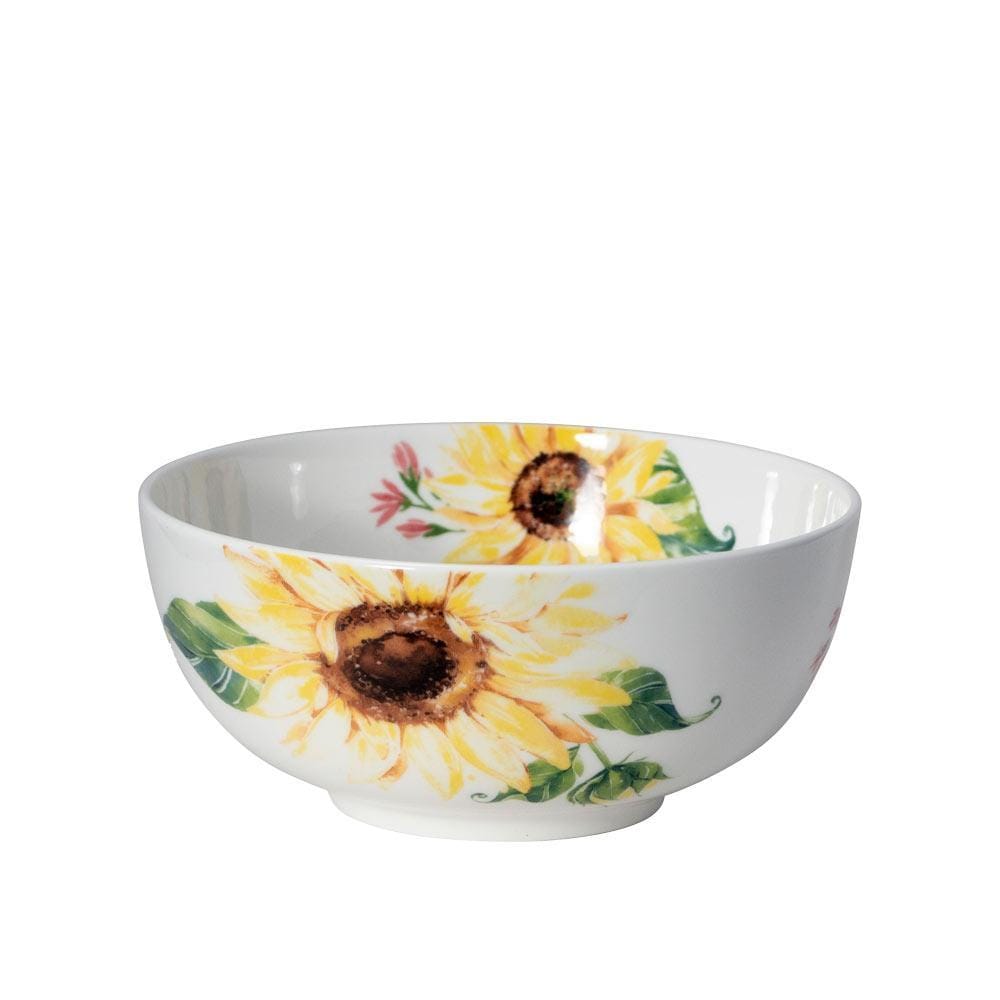 Sunflower Set of 4 Soup Cereal Bowls - Image 3