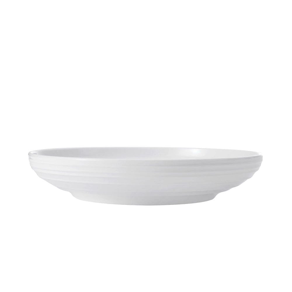 Swirl Bone 12 Piece Dinnerware Set with Pasta Bowls. Service for 4 - Image 8