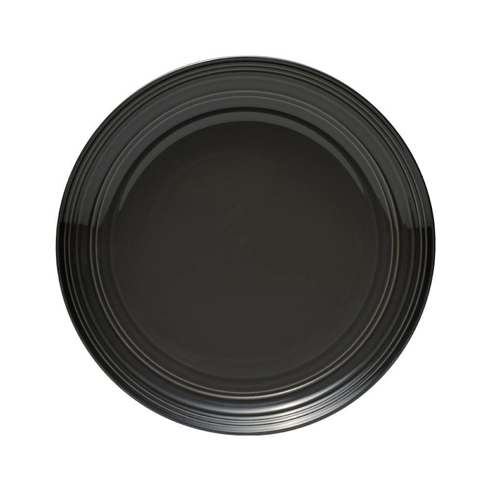 Swirl Black Coupe with Graphite Ombre Accent 4 Piece Place Setting - Image 5